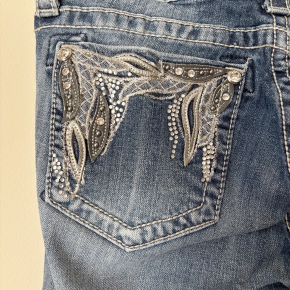 Miss Me Easy Boot Cut Jeans 30 Blue - Picture 6 of 10